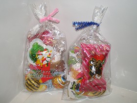 クリスマス用菓子　菓子詰合せ　袋詰め　だがしや小町 平野商店